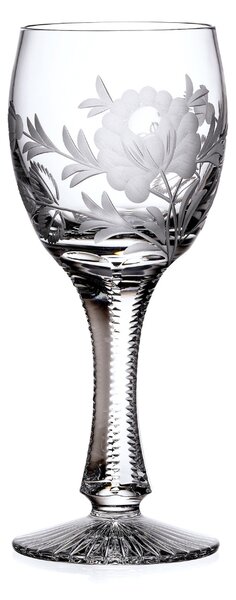 Bohemia Crystal Ručne brúsené poháre na víno Ruže 130ml (set po 2ks)