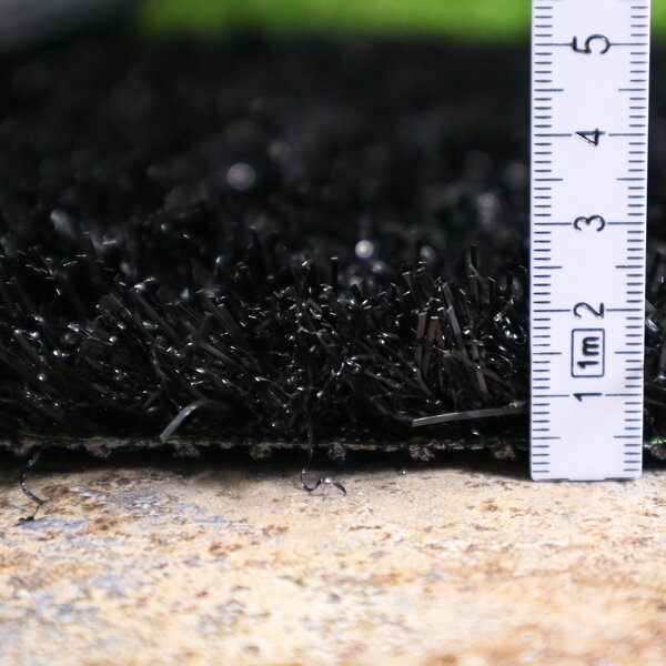 Europe Grass , Umelá tráva PartyGrass Black, vyrezať kruh, šíře 4m, čierna