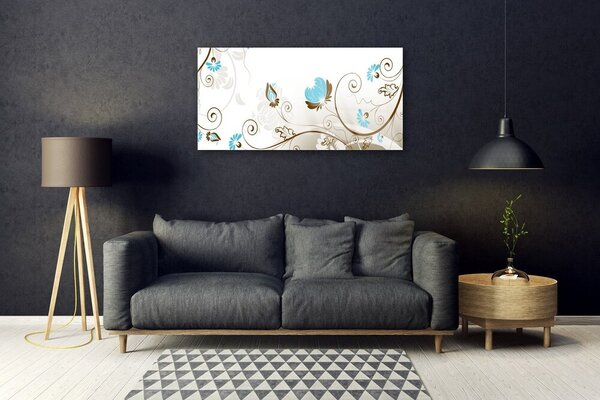 Skleneny obraz Abstrakcia umenie 100x50 cm 2 Prívesky