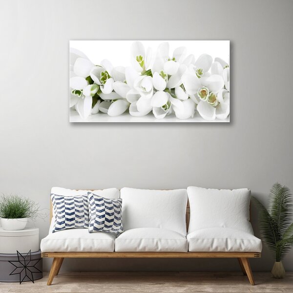 Skleneny obraz Kvety rastlina príroda 100x50 cm 2 Prívesky