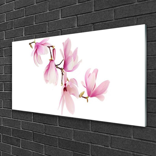 Skleneny obraz Kvety rastlina príroda 100x50 cm 2 Prívesky