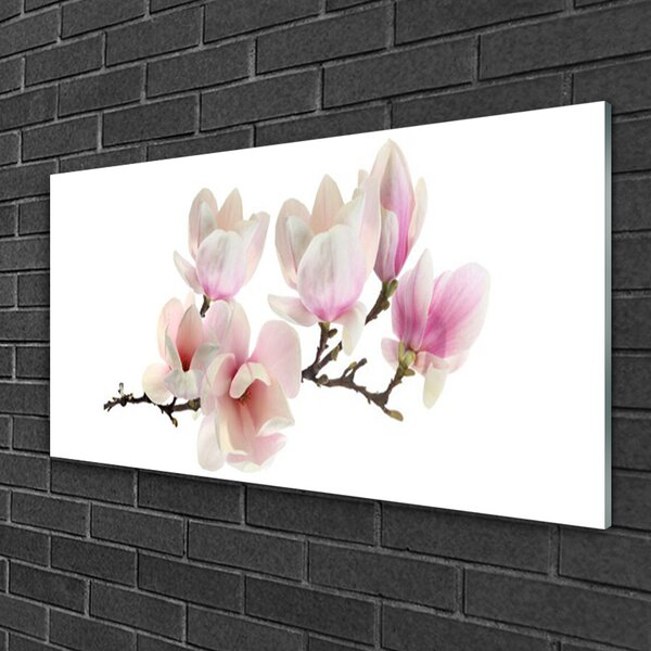 Skleneny obraz Kvety rastlina príroda 100x50 cm 2 Prívesky