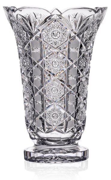 Bohémia Crystal Ručne brúsená váza Razno 255mm
