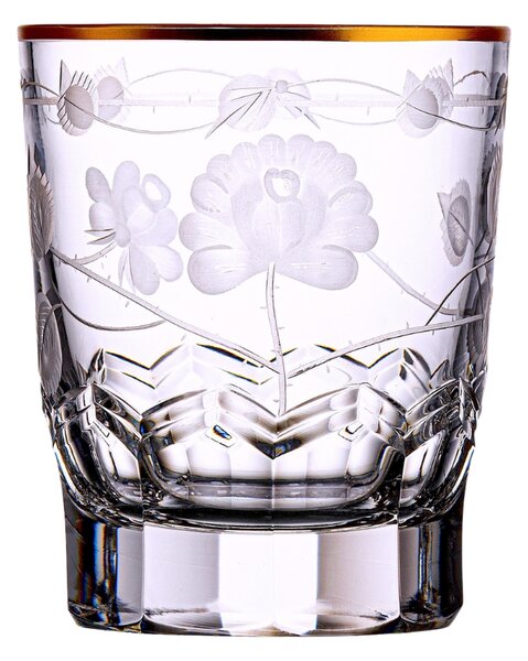 Bohemia Crystal Ručne brúsené poháre na whisky a rum 320ml (set 2ks)