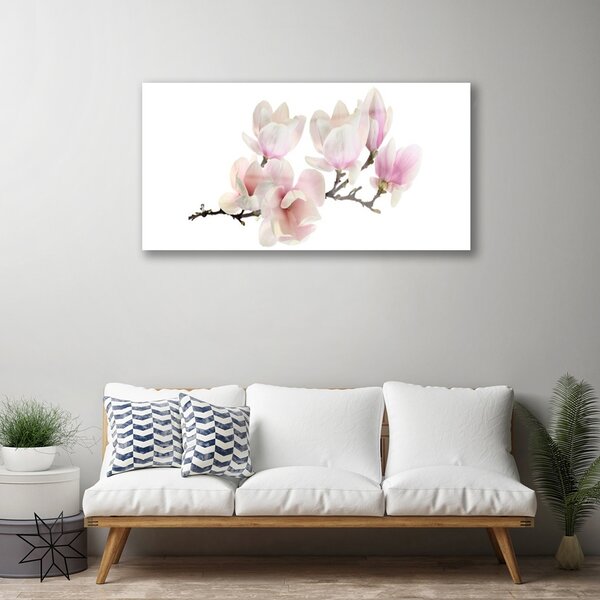 Skleneny obraz Kvety rastlina príroda 100x50 cm 2 Prívesky