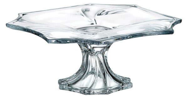 Bohemia Crystal tanier na nôžke Neptune 330mm