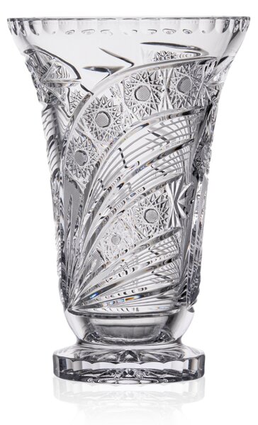Bohémia Crystal Ručne brúsená váza Kométa 255mm