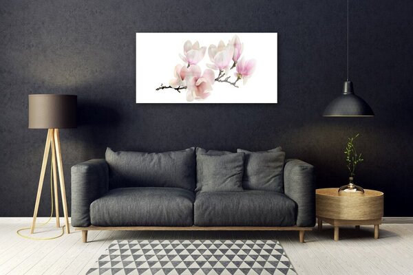 Skleneny obraz Kvety rastlina príroda 100x50 cm 2 Prívesky