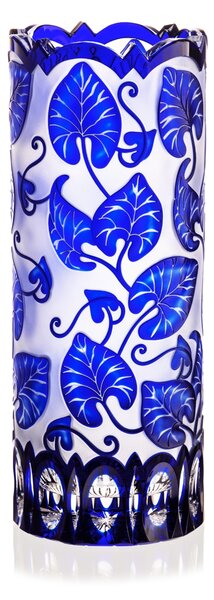 Bohemia Crystal Brúsená váza 80109/M/listy/300mm