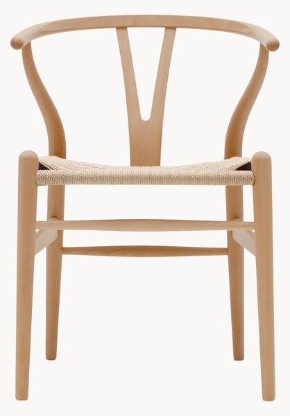 Drevená stolička's tkaným sedadlom CH24 Wishbone Chair