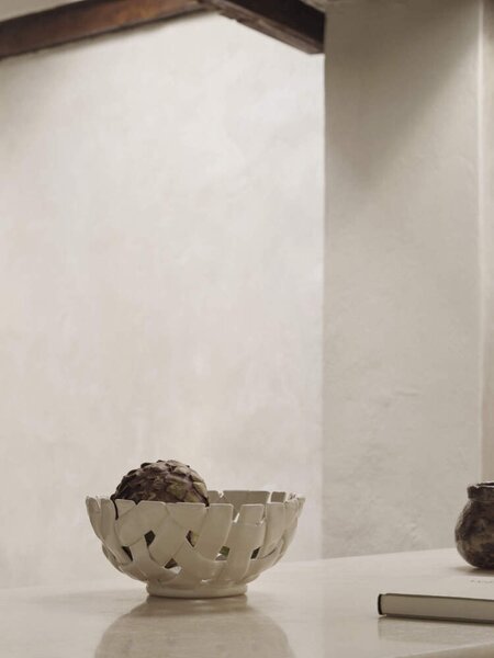 Ferm Living Keramická misa Plait Bowl Ø24, off-white