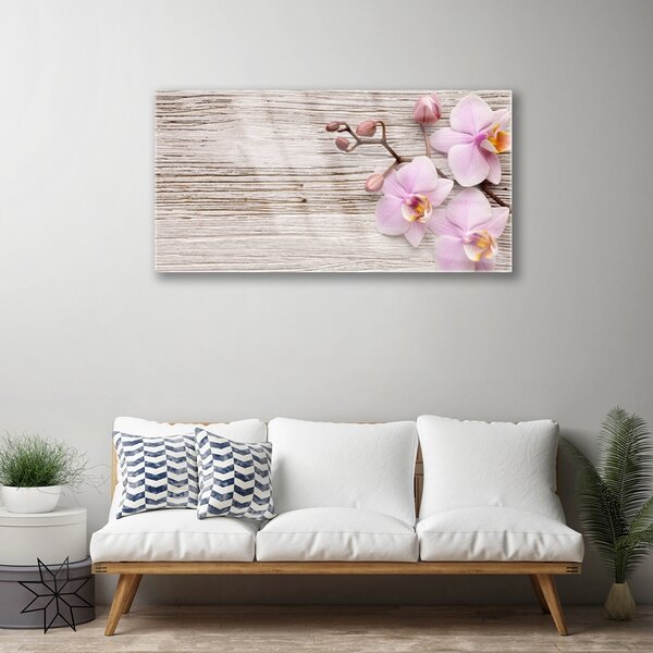 Skleneny obraz Kvety rastlina príroda 100x50 cm 2 Prívesky