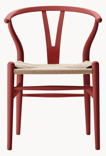 Drevená stolička's tkaným sedadlom CH24 Wishbone Chair