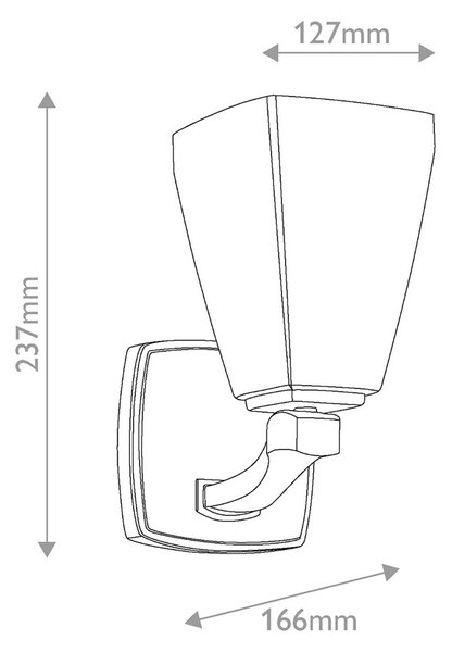 KICHLER Nástenné svetlo Marant, chróm/opál, výška 24 cm, IP44, G9-LED, Chrómová / strieborná, Kúpeľňa, kov, Moderný, Nástenné svietidlo