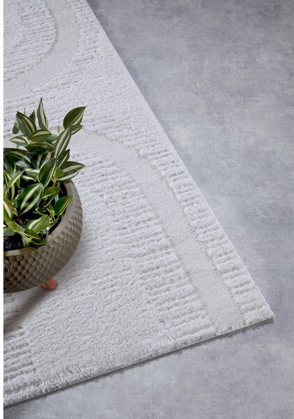 Krémovobiely behúň 80x240 cm Bartoux Cream White – Elle Decoration