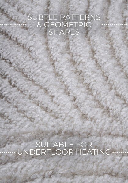 Krémovobiely behúň 80x240 cm Chappe Cream White – Elle Decoration