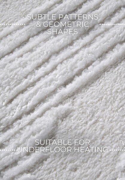 Krémovobiely behúň 80x240 cm Bartoux Cream White – Elle Decoration