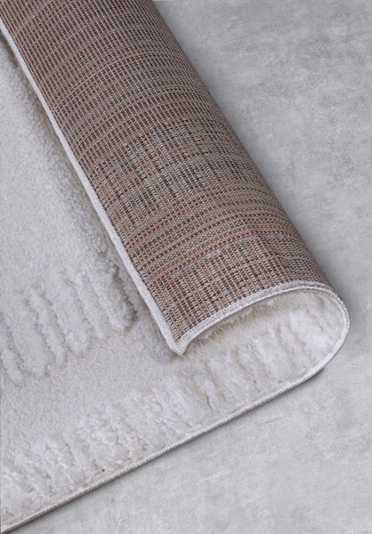 Krémovobiely behúň 80x240 cm Bartoux Cream White – Elle Decoration
