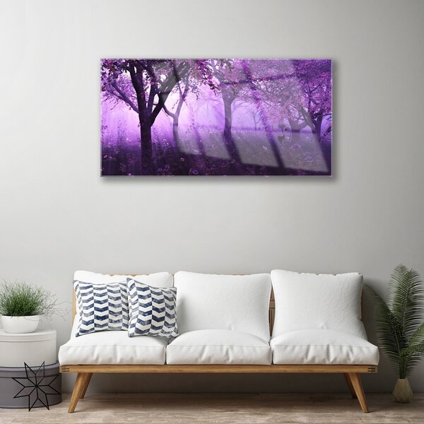 Skleneny obraz Stromy rastlina príroda 100x50 cm 2 Prívesky