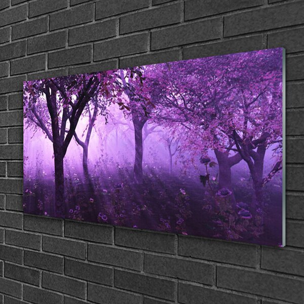 Skleneny obraz Stromy rastlina príroda 100x50 cm 2 Prívesky