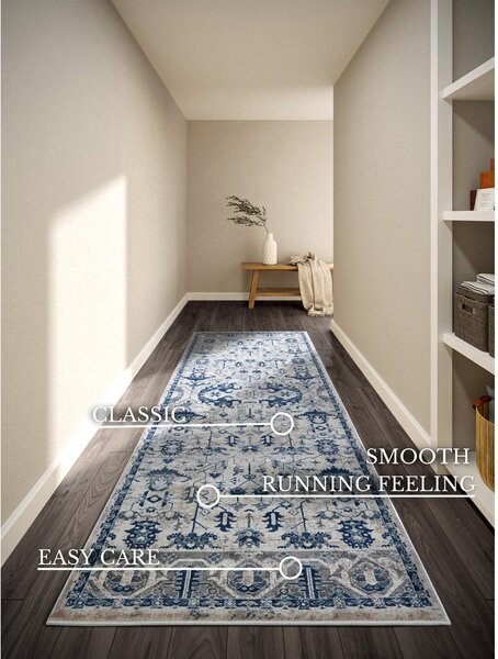 Modrý behúň 80x240 cm Emmanuel – Villeroy&Boch