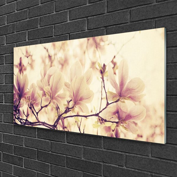 Skleneny obraz Kvety rastlina príroda 100x50 cm 2 Prívesky