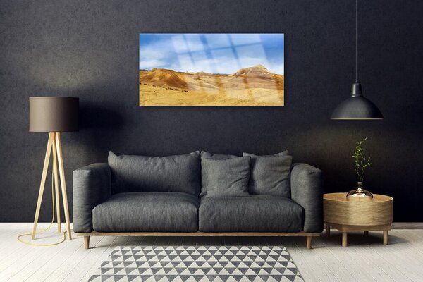 Skleneny obraz Púšť vrcholky krajina 100x50 cm 2 Prívesky