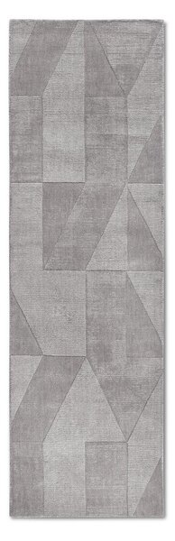 Sivý ručne tkaný vlnený behúň 80x250 cm Ursule – Villeroy&Boch