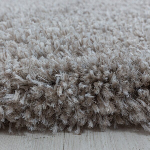 Svetlohnedý behúň 80x250 cm Fluffy – Ayyildiz Carpets