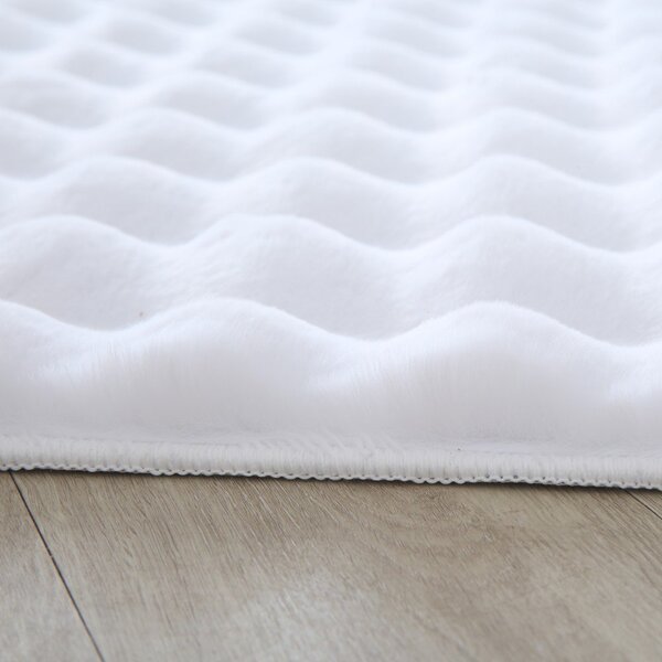 Biely prateľný behúň 80x250 cm Ambiance – Ayyildiz Carpets