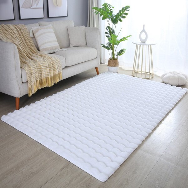 Biely prateľný behúň 80x250 cm Ambiance – Ayyildiz Carpets