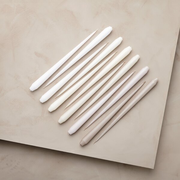 Sviečka Taper 32 cm – 21 White Ash – sada 2 ks