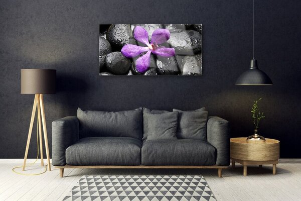 Skleneny obraz Kvet kamene umenie 100x50 cm 2 Prívesky