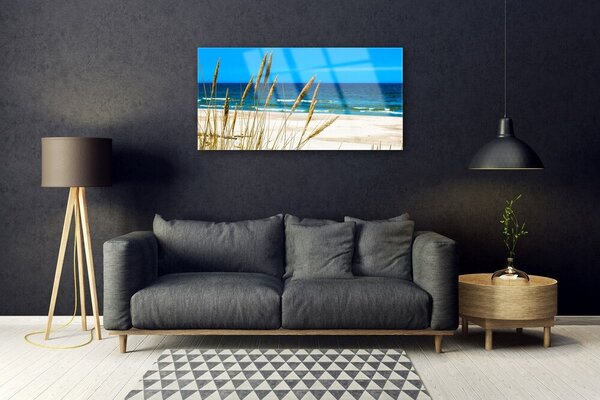 Obraz na skle Oceán pláž príroda 100x50 cm 2 Prívesky