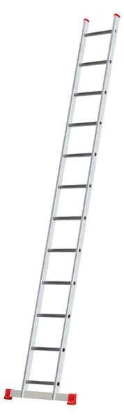 Hliníkový jednodielny oporný rebrík VENBOS HOBBY, 12 priečok, 3,3 m