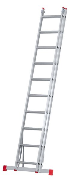 Hliníkový dvojdielny výsuvný rebrík VENBOS HOBBY, 2x10 priečok, 4,5 m