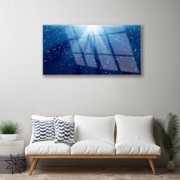 Obraz na skle Abstrakcia umenie 100x50 cm 2 Prívesky