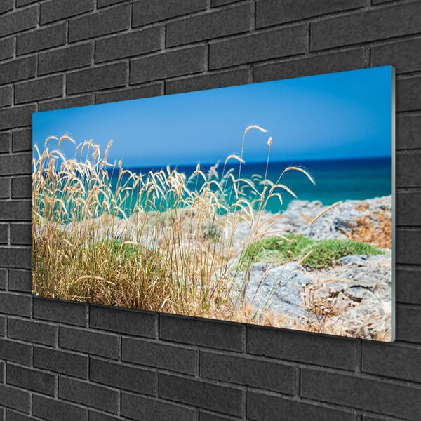 Obraz na skle Pláž príroda 100x50 cm 2 Prívesky