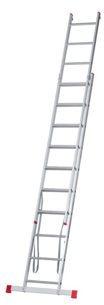 Hliníkový dvojdielny výsuvný rebrík VENBOS HOBBY, 2x10 priečok, 4,5 m