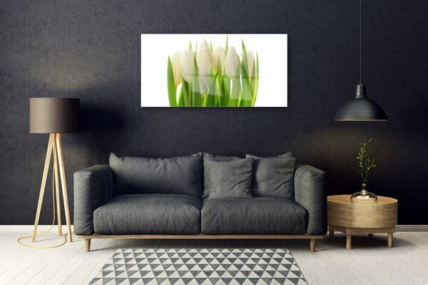 Obraz na skle Tulipány rastlina príroda 100x50 cm 2 Prívesky