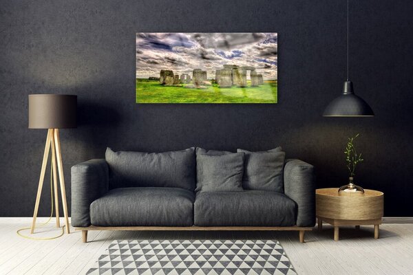 Obraz na skle Kamene krajina 100x50 cm 2 Prívesky