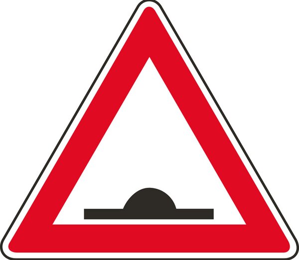 Dopravná značka – Spomaľovací prah