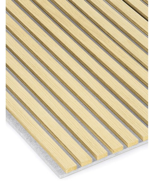 Drevený akustický panel, 2400 x 600 mm, B2BP001, breza