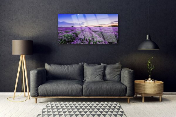 Obraz na skle Lúka kvety príroda rastlina 100x50 cm 2 Prívesky