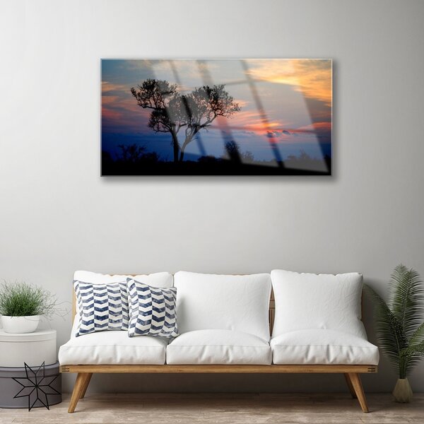 Obraz na skle Strom príroda 100x50 cm 2 Prívesky