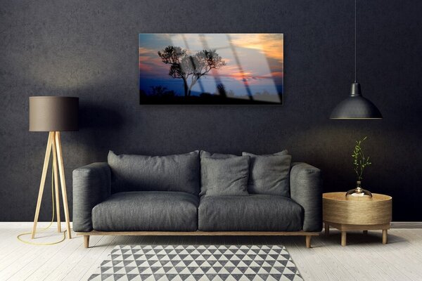 Obraz na skle Strom príroda 100x50 cm 2 Prívesky