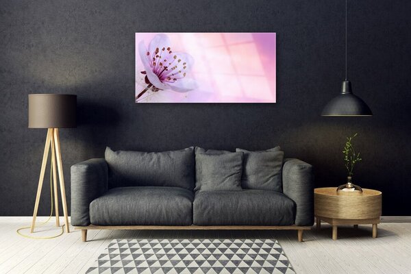 Obraz na skle Kvet rastlina príroda 100x50 cm 2 Prívesky