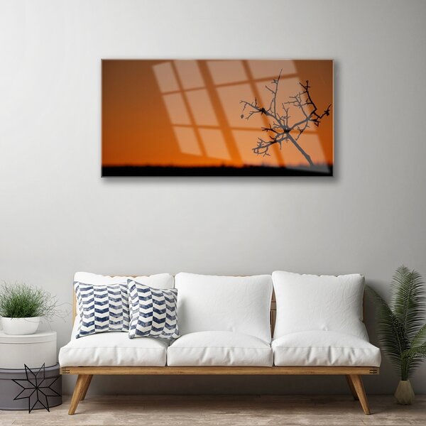 Obraz na skle Strom umenie 100x50 cm 2 Prívesky