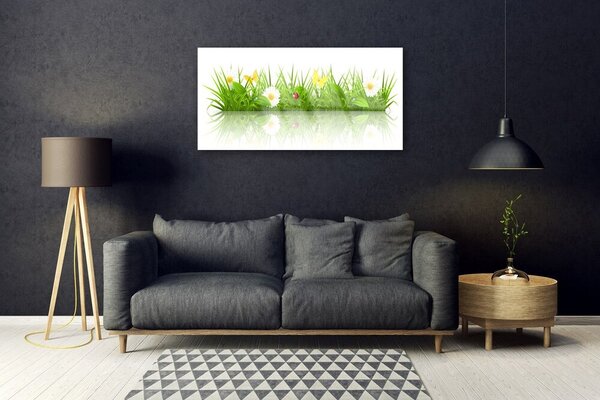 Obraz na skle Tráva príroda rastlina 100x50 cm 2 Prívesky