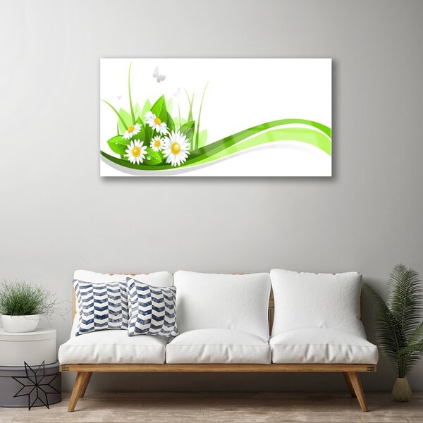 Obraz na skle Abstrakcia umenie 100x50 cm 2 Prívesky
